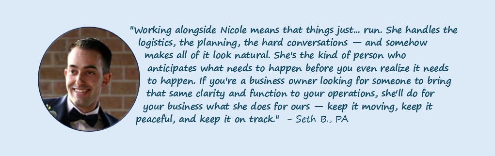 Seths Testimonial - Site Ready blue